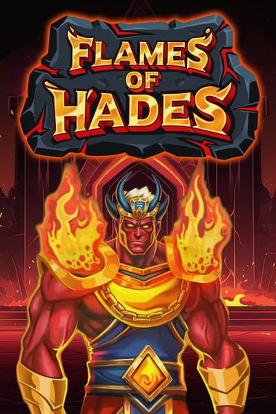 Omslag van de slot Flames of Hades in de Casinova Casino lobby