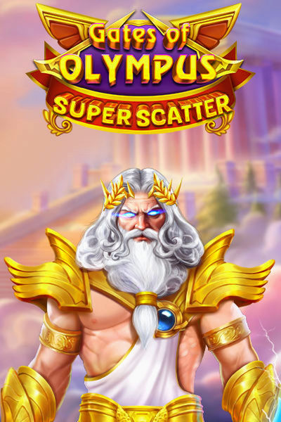 Omslag van Gates of Olympus Super Scatter in de Betwest-lobby