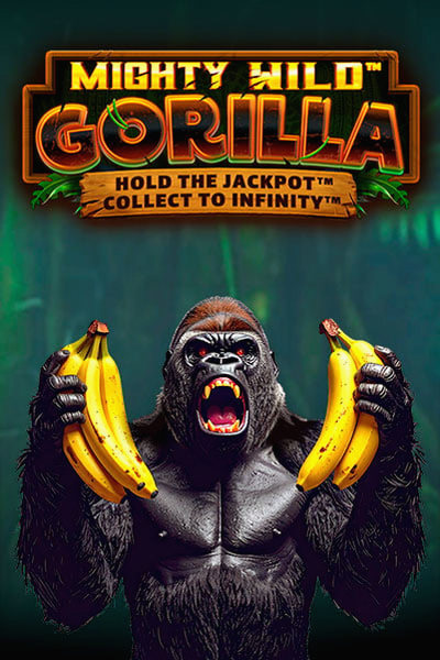 Omslag van de gokkast Mighty Wild: Gorilla in de Betwest-lobby