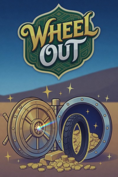 Omslag van de slot Wheel Out in de Casinova Casino lobby