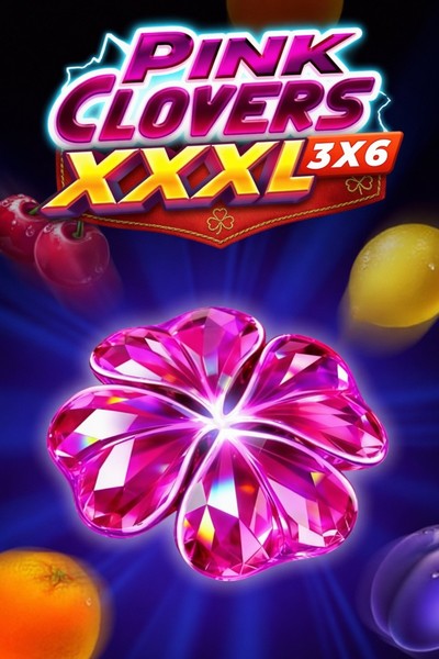 Omslag van de gokkast Pink Clovers XXXL: Hold and Win bij Betwest